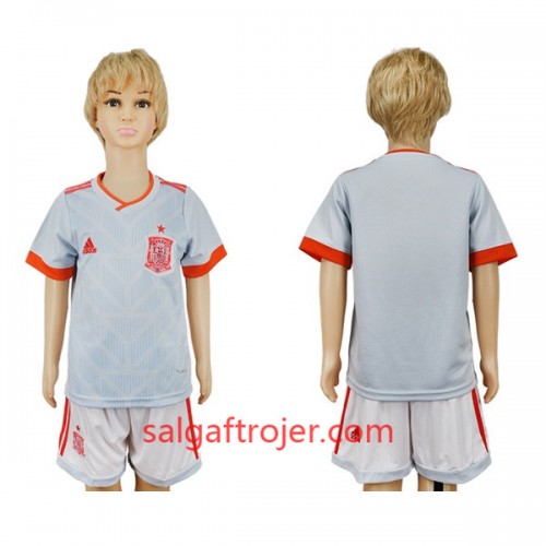 Spanien Fodboldtrøjer Børn Udebanesæt VM 2018 Spanien Fodboldtrøjer Børn Udebanesæt VM 2018